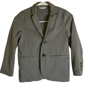 CAT & JACK Lined Textured Stretch Suit Jacket Blazer,  Boys Size 6, Gray